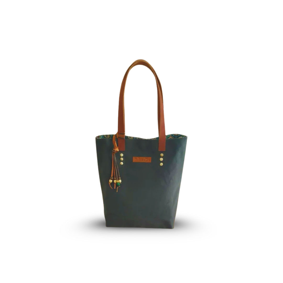 Blue Women Tote Bag - Stylish Canvas Accessory